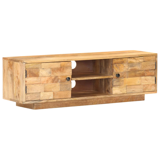 vidaXL TV-taso 116x30x35 cm täysi mangopuu