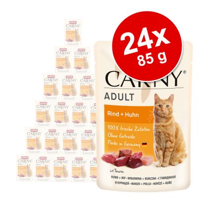 Animonda Carny Pouch 24 x 85 g - siipikarjalajitelma (3 makua)