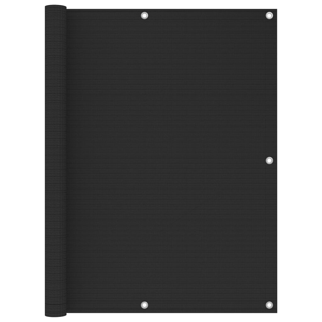 vidaXL Parvekkeen suoja antrasiitti 120x300 cm HDPE