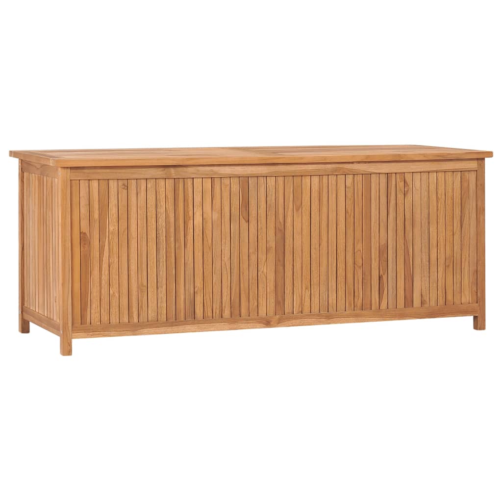 vidaXL Puutarhan säilytyslaatikko 150x50x58 cm täysi tiikki