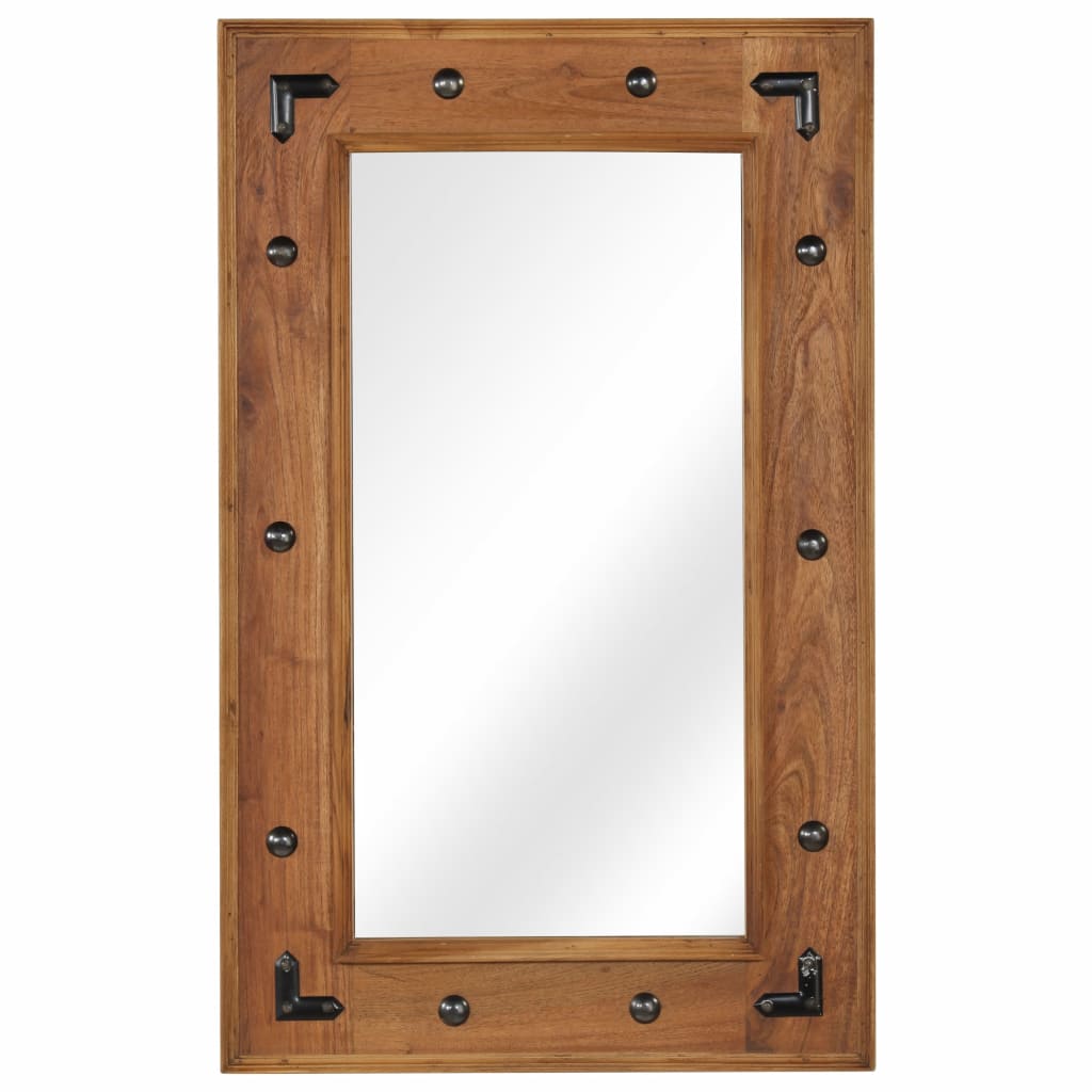 vidaXL Peili kiinteä akaasiapuu 50x80 cm