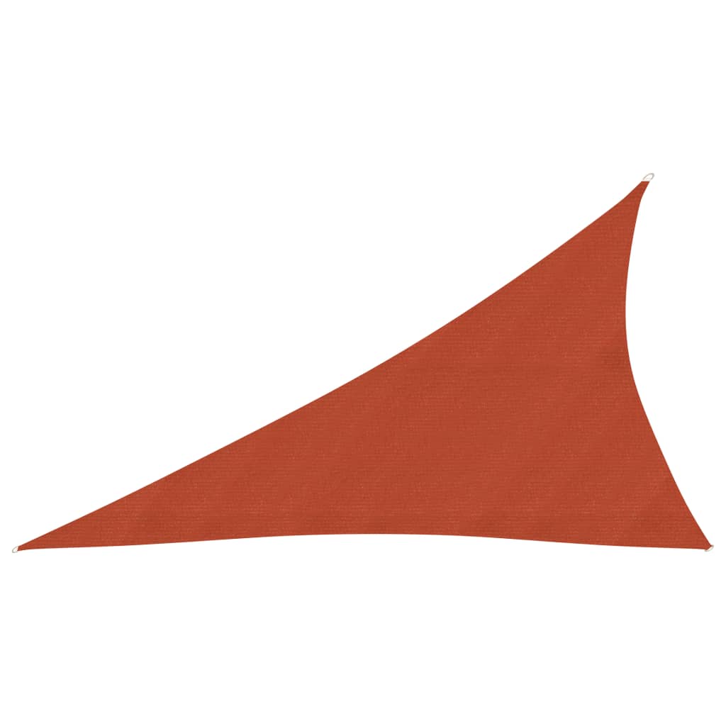 vidaXL Aurinkopurje 160 g/m² terrakotta 3x4x5 m HDPE