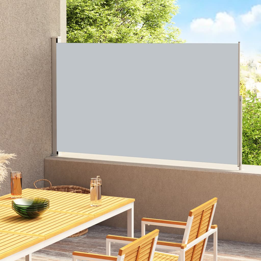 vidaXL Sisäänvedettävä terassin sivumarkiisi 200x300 cm antrasiitti