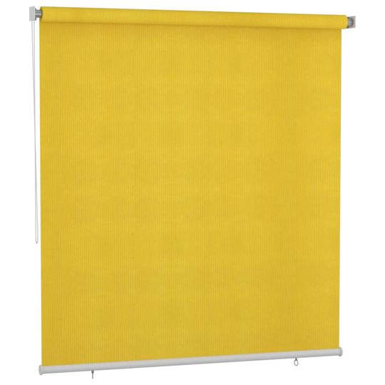 vidaXL Rullaverho ulkotiloihin 220x230 cm keltainen