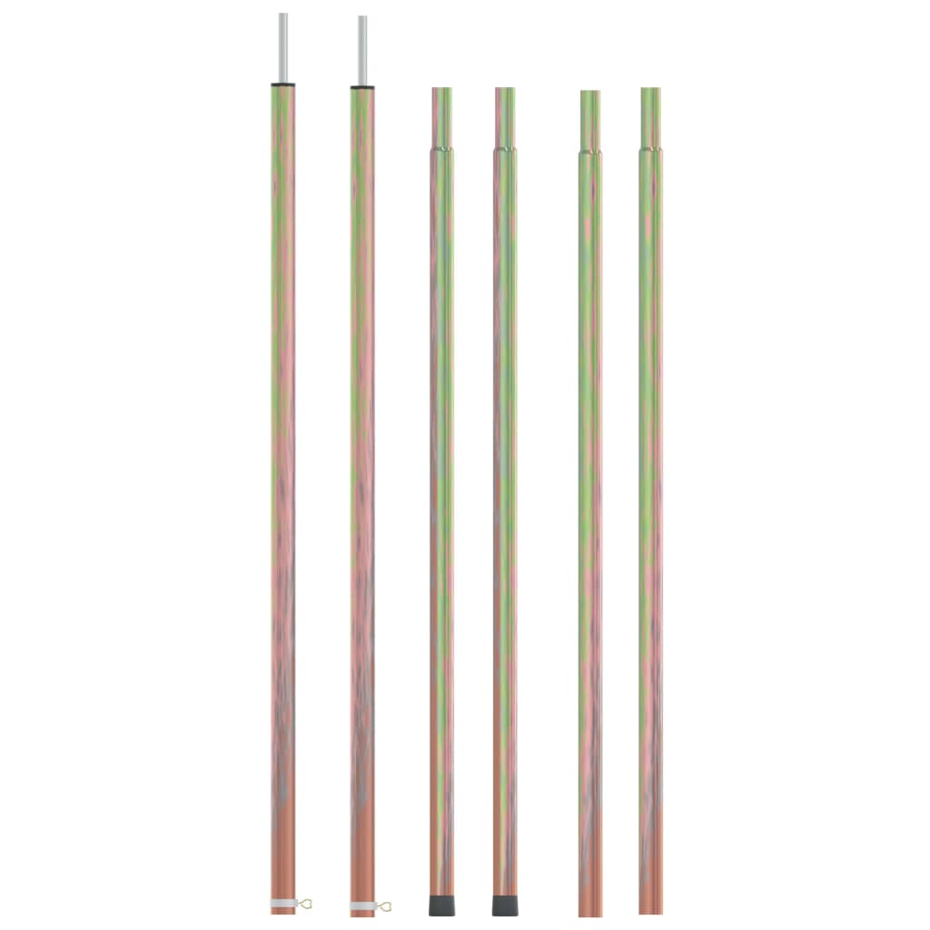 vidaXL Teleskooppivarret telttaan pituus 170-255 cm 2 kpl galv. teräs