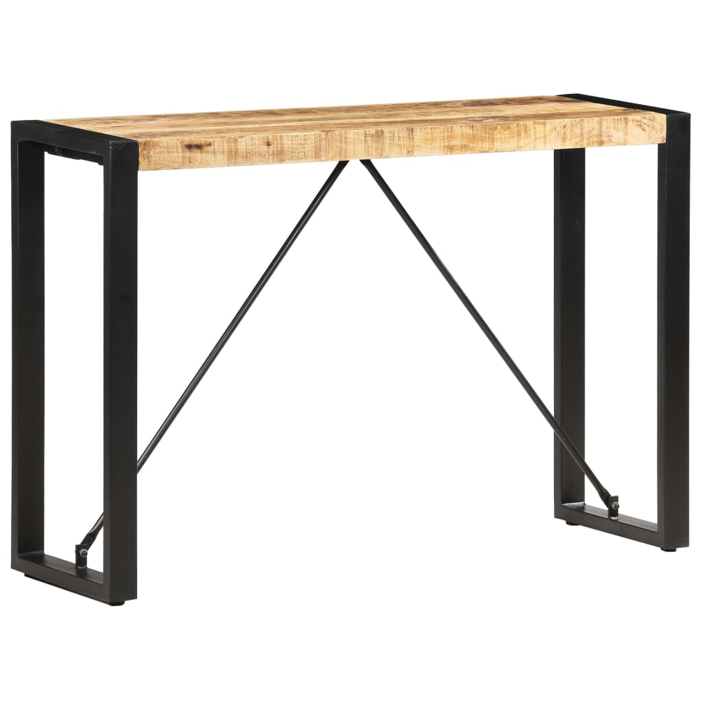 vidaXL Konsolipöytä 110x35x76 cm täysi mangopuu
