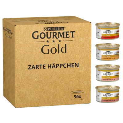 Gourmet Gold -jumbopakkaus: 96 x 85 g - Hienostunut patee: nauta, kani, lammas, vasikka