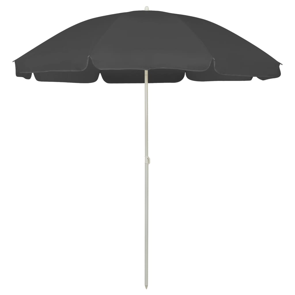 vidaXL Rantavarjo antrasiitti 240 cm