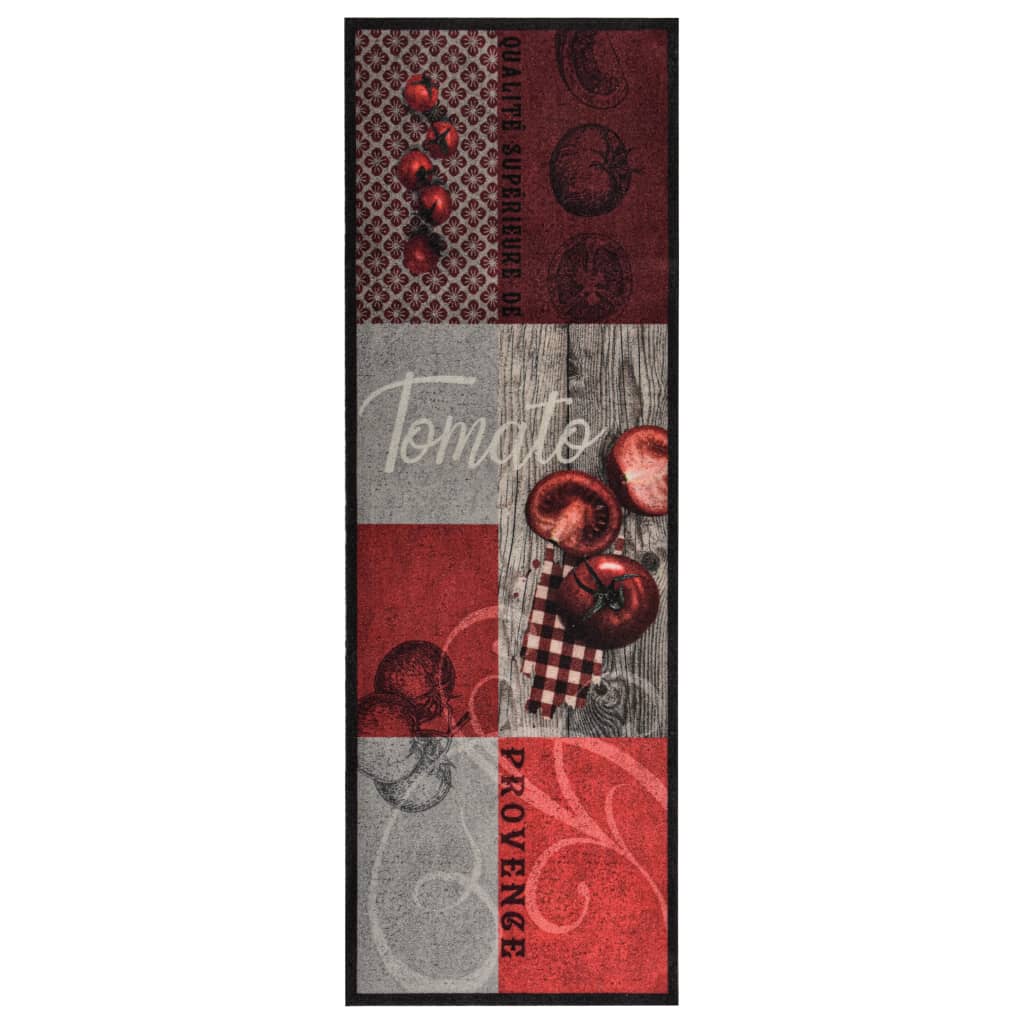vidaXL Keittiön pestävä lattiamatto Tomatoes 60x300 cm