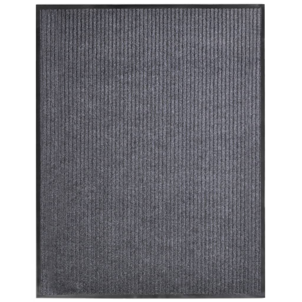vidaXL Ovimatto harmaa 120x220 cm PVC