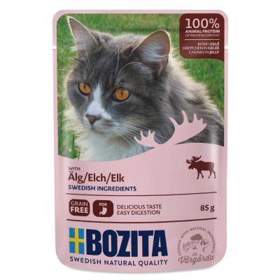 Bozita Chunks in Jelly Pouch 12 x 85 g - nauta