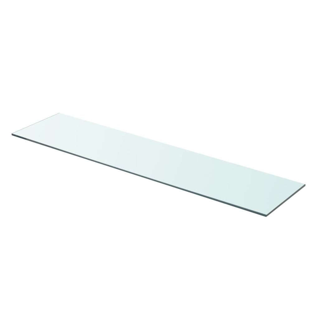 vidaXL Hyllypaneeli Kirkas Lasi 90x20 cm