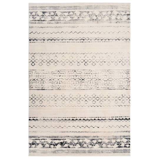 vidaXL Painatettu matto beige 140x200 cm polyesteri