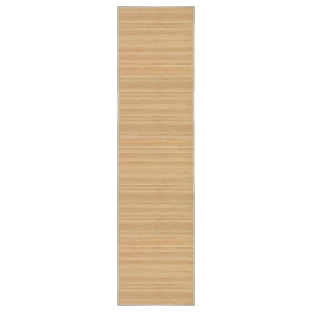 vidaXL Matto bambu 80 x 300 cm luonnollinen