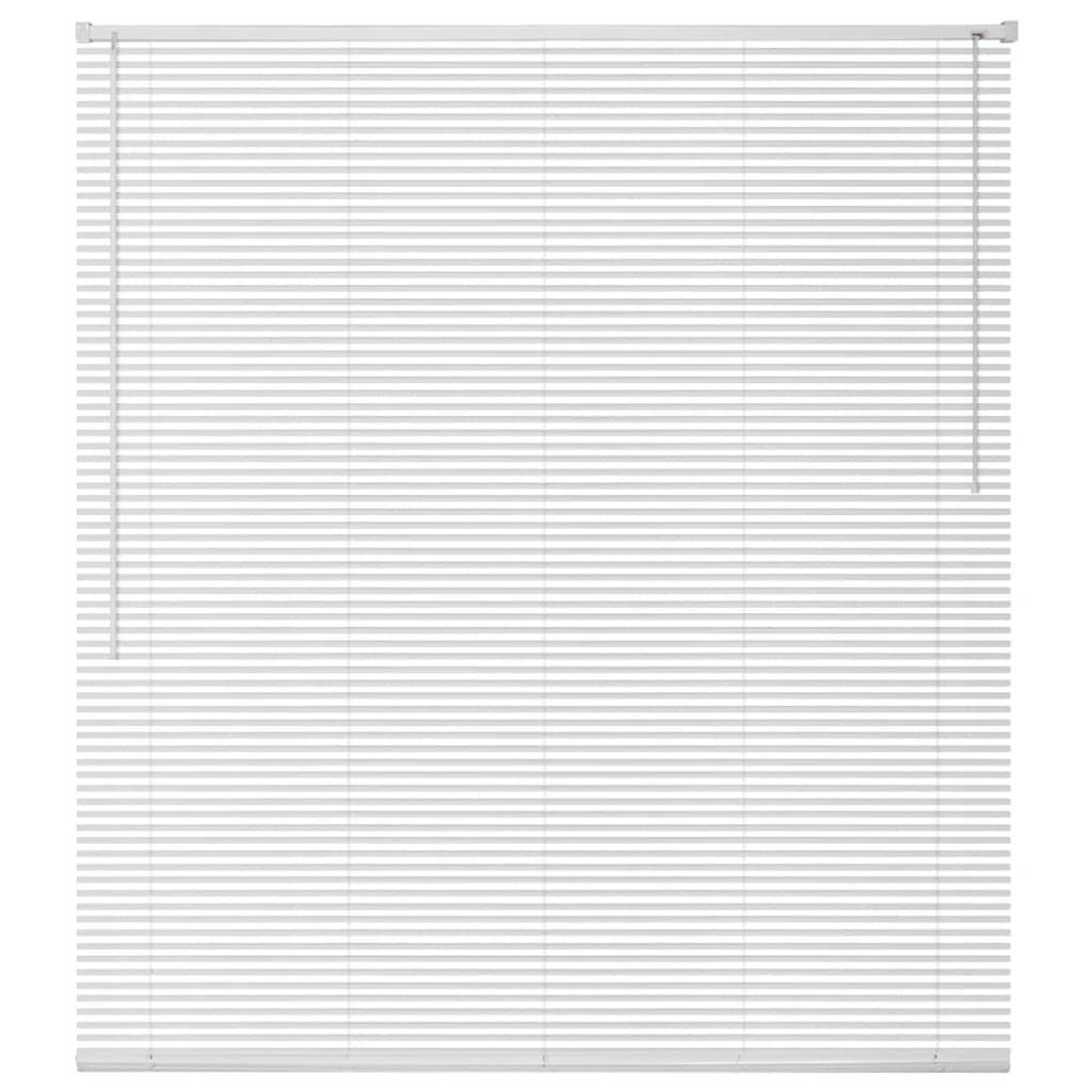 vidaXL Sälekaihtimet Alumiini 100x130 cm Valkoinen