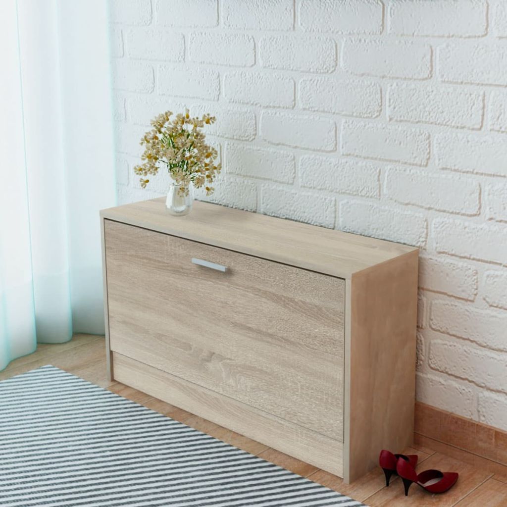 vidaXL Kenkien Varastokaappi Tammi 80x24x45 cm