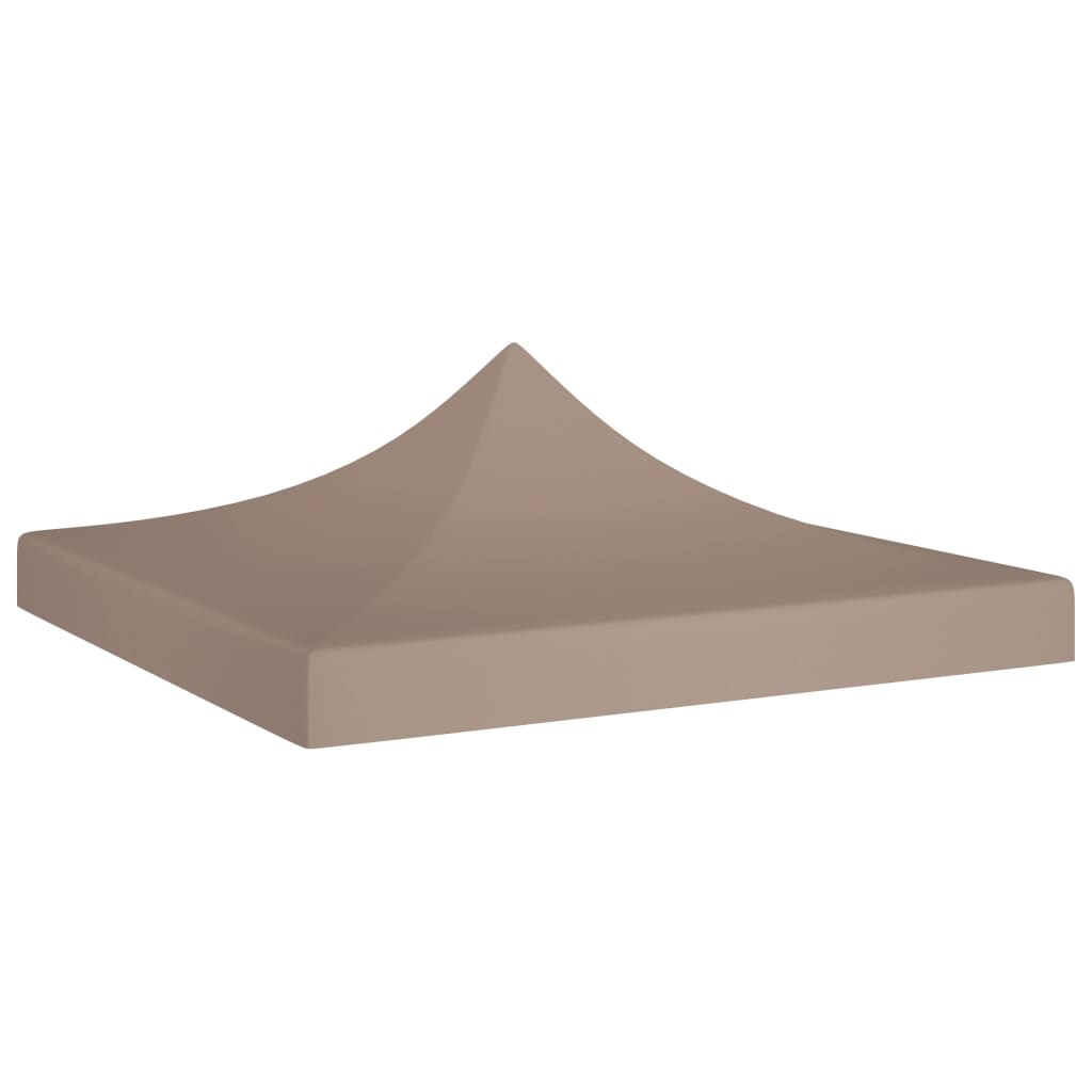 vidaXL Juhlateltan katto 2x2 m harmaanruskea 270 g/m²