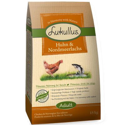Lukullus Chicken & Northern Wild Salmon - 1,5 kg