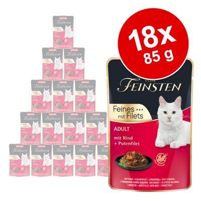 Animonda Vom Feinsten Adult 18 x 85 g - siipikarja + seitifilee