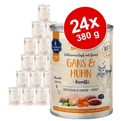Sanabelle All Meat -säästöpakkaus 24 x 380 g - hanhi & kana