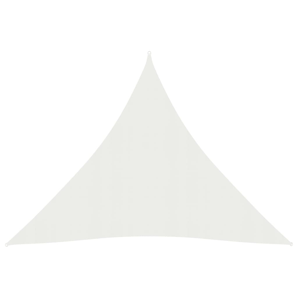 vidaXL Aurinkopurje 160 g/m² valkoinen 6x6x6 m HDPE