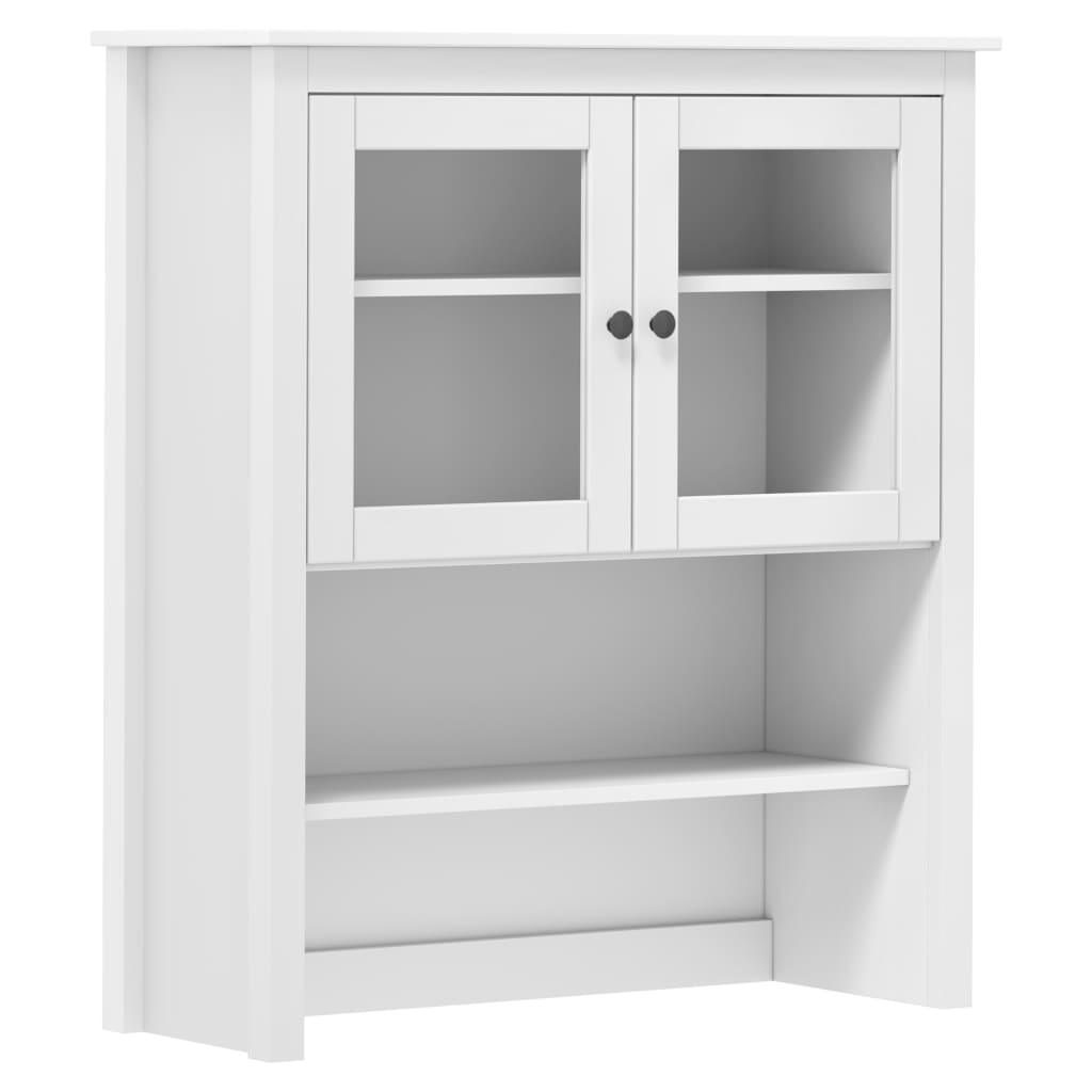 vidaXL Senkin yläosa Hill Range valkoinen 90x33x100 cm täysi mänty