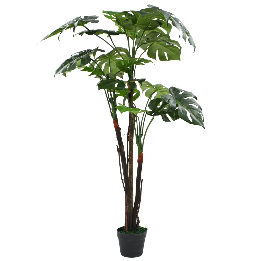 vidaXL Tekokasvi ruukulla jättipeikonlehti 130 cm vihreä