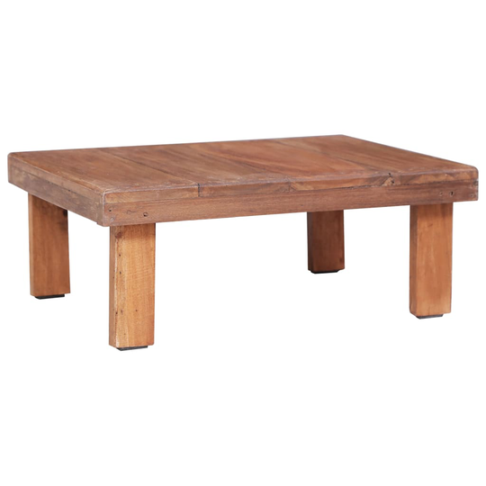 vidaXL Sohvapöytä 60x45x23 cm täysi uusiokäytetty puu