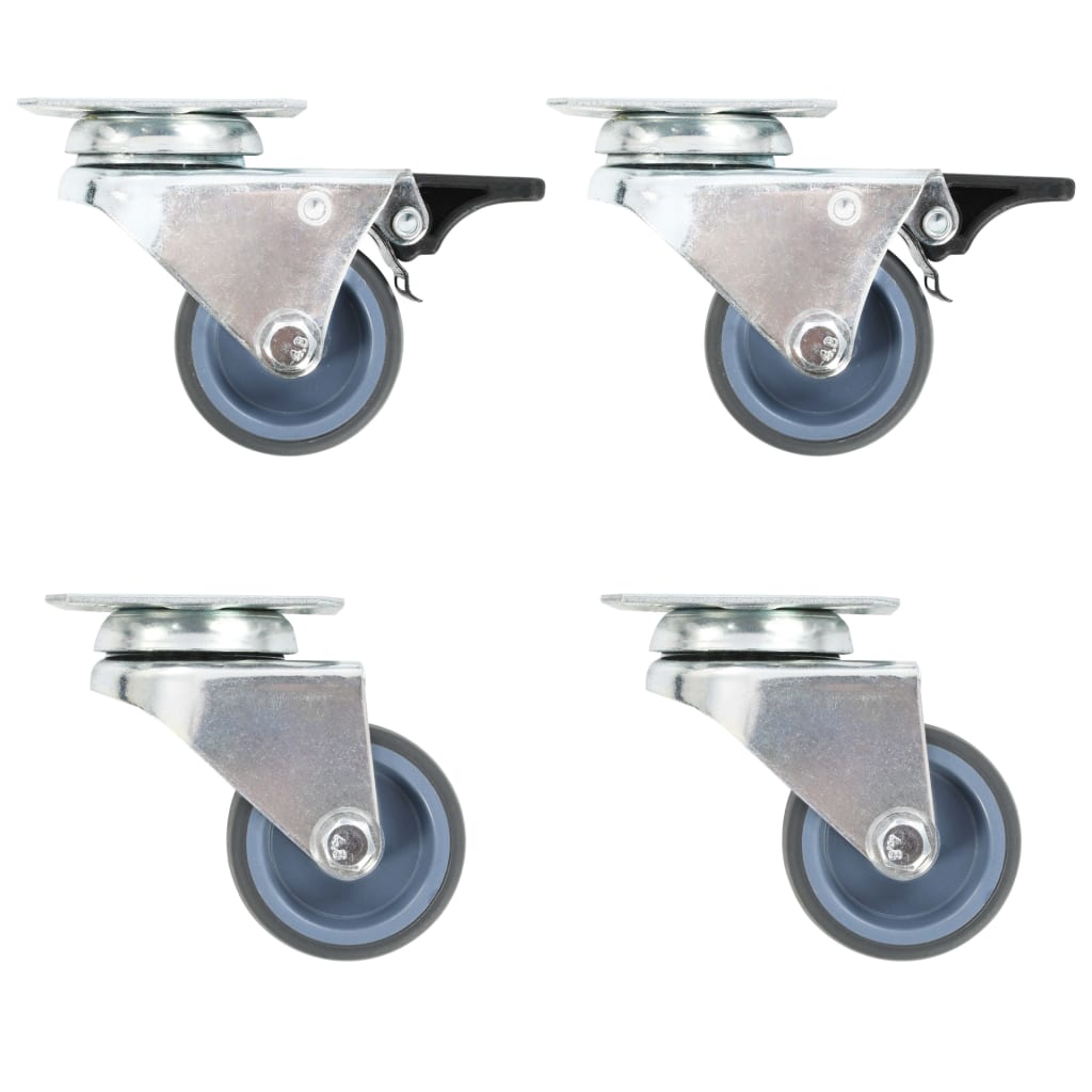 vidaXL Kaksirenkaiset rullapyörät 16 kpl 50 mm