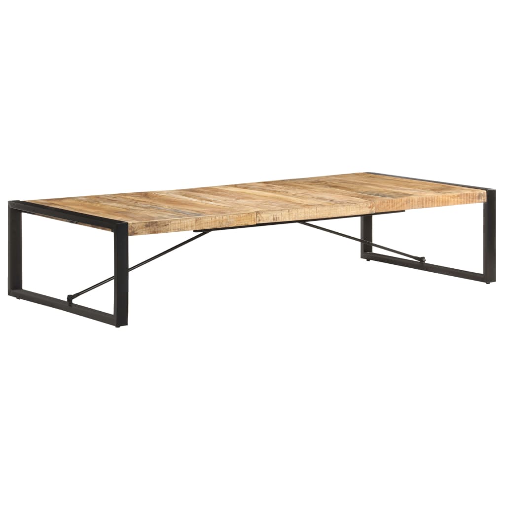 vidaXL Sohvapöytä 180x90x40 cm karkea mangopuu