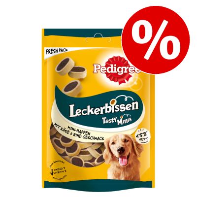 Pedigree-koiranherkut erikoishintaan! - Tasty Bites: juusto & nauta (140 g)
