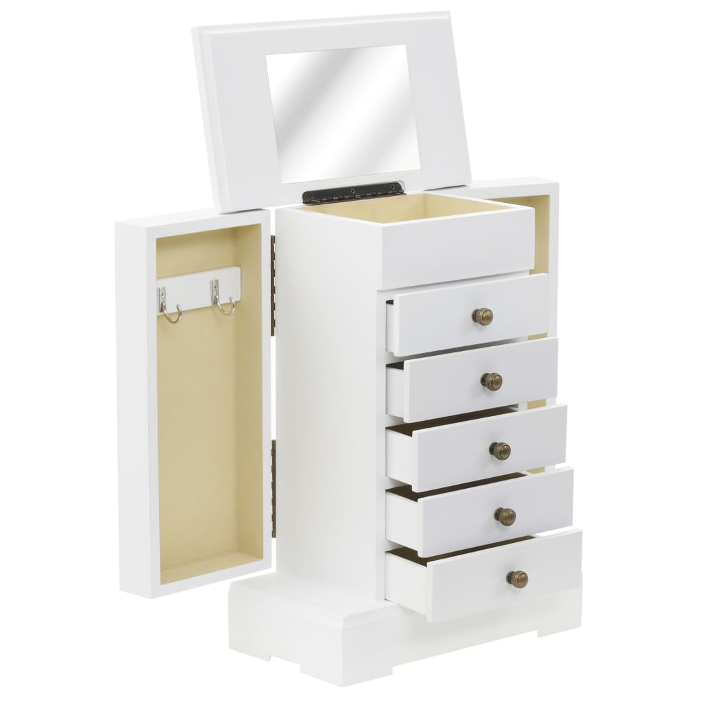 vidaXL Korurasia peilillä MDF 25x13,5x34 cm