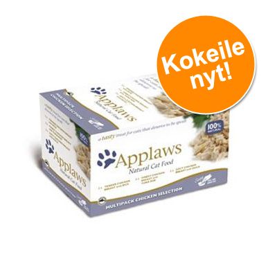Applaws Cat Pot -lajitelma 8 x 60 g - kalalajitelma