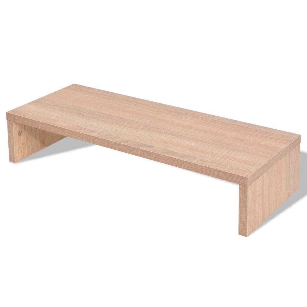 vidaXL Näyttökoroke lastulevy 60x23,5x12 cm Beige