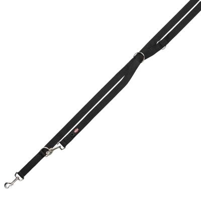 Trixie Premium säädettävä talutushihna, musta - koko XS-S: pituus 2 m / leveys 15 mm