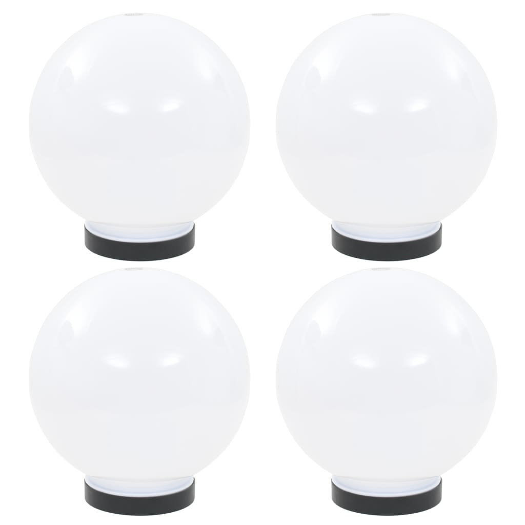 vidaXL LED-pallovalaisimet 4 kpl 20 cm akryyli