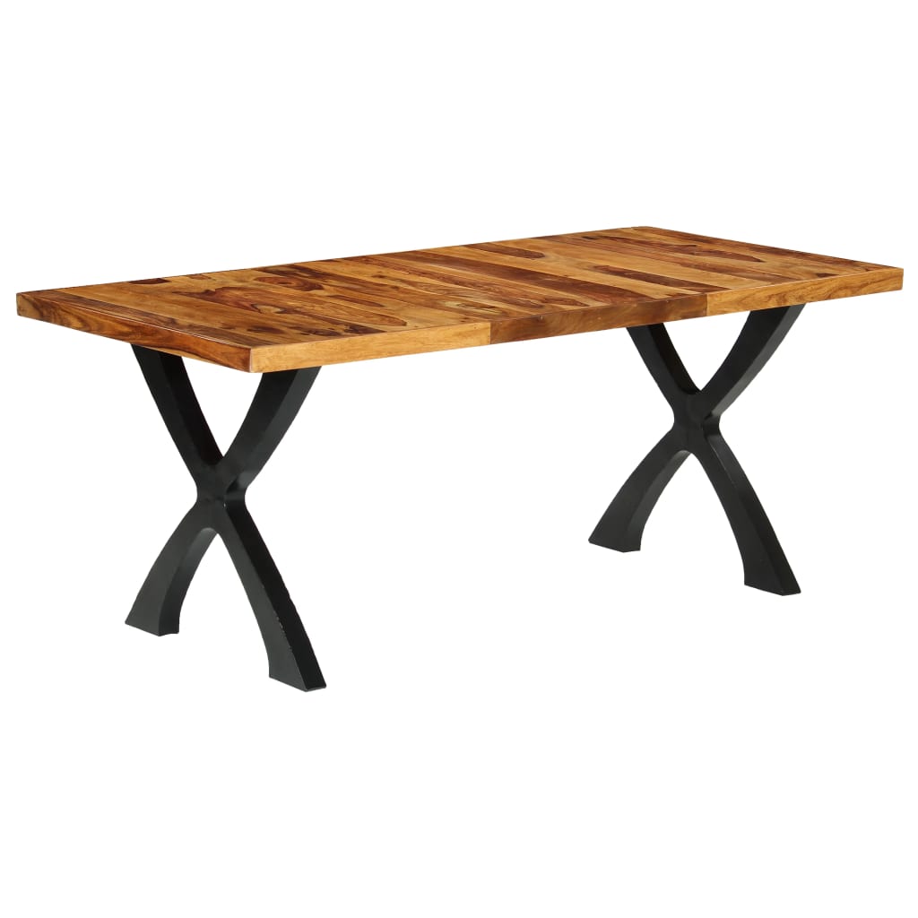 vidaXL Ruokapöytä 180x90x76 cm täysi seesampuu