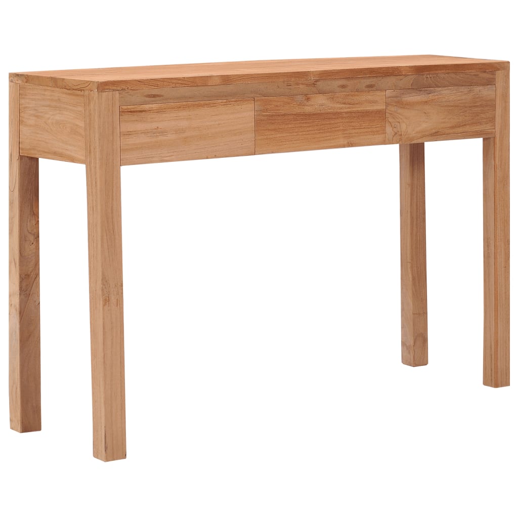vidaXL Sivupöytä 110x35x75 cm täysi tiikki