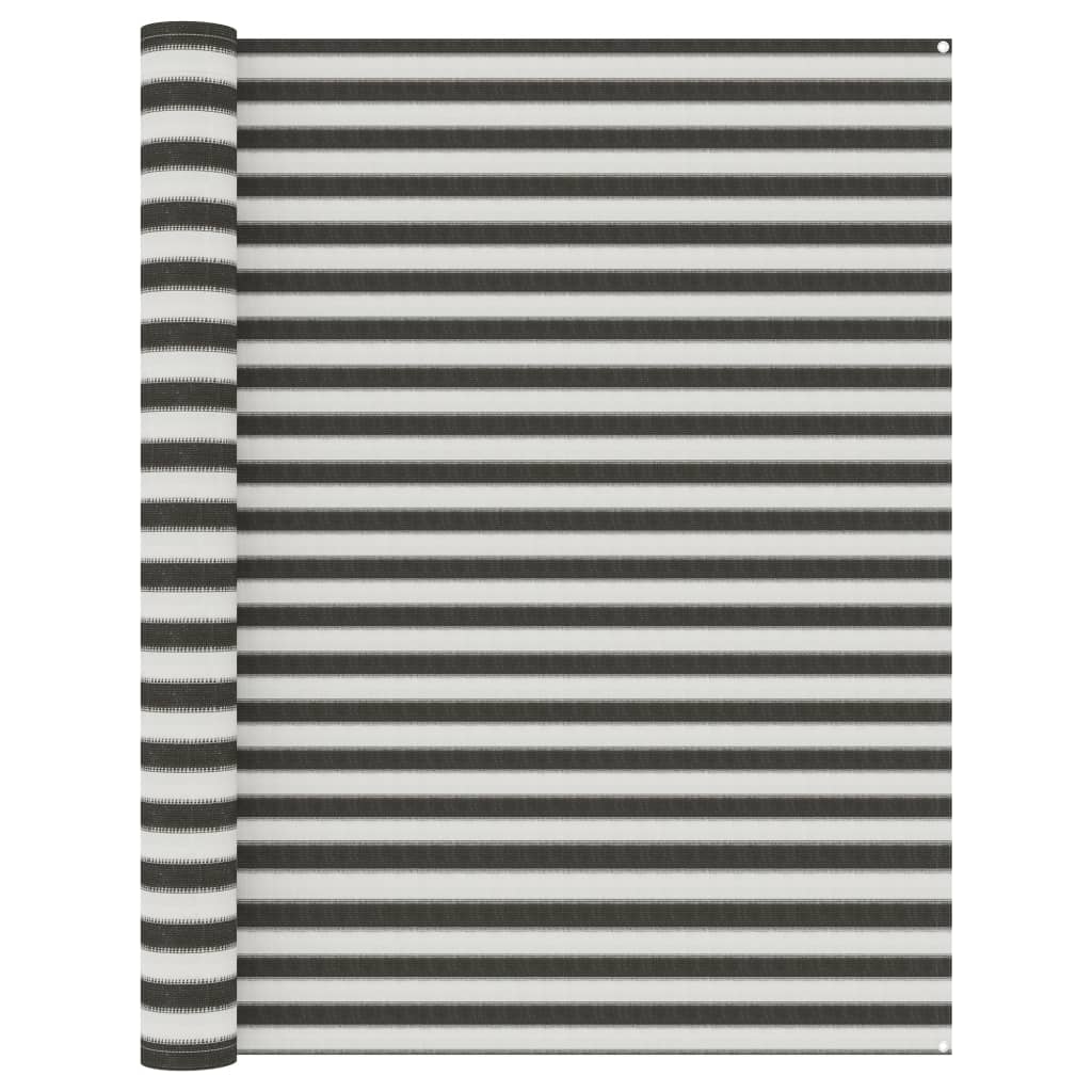 vidaXL Telttamatto 250x500 cm antrasiitti ja valkoinen