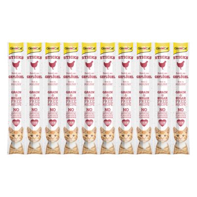 GimCat Sticks - siipikarja (10 kpl)