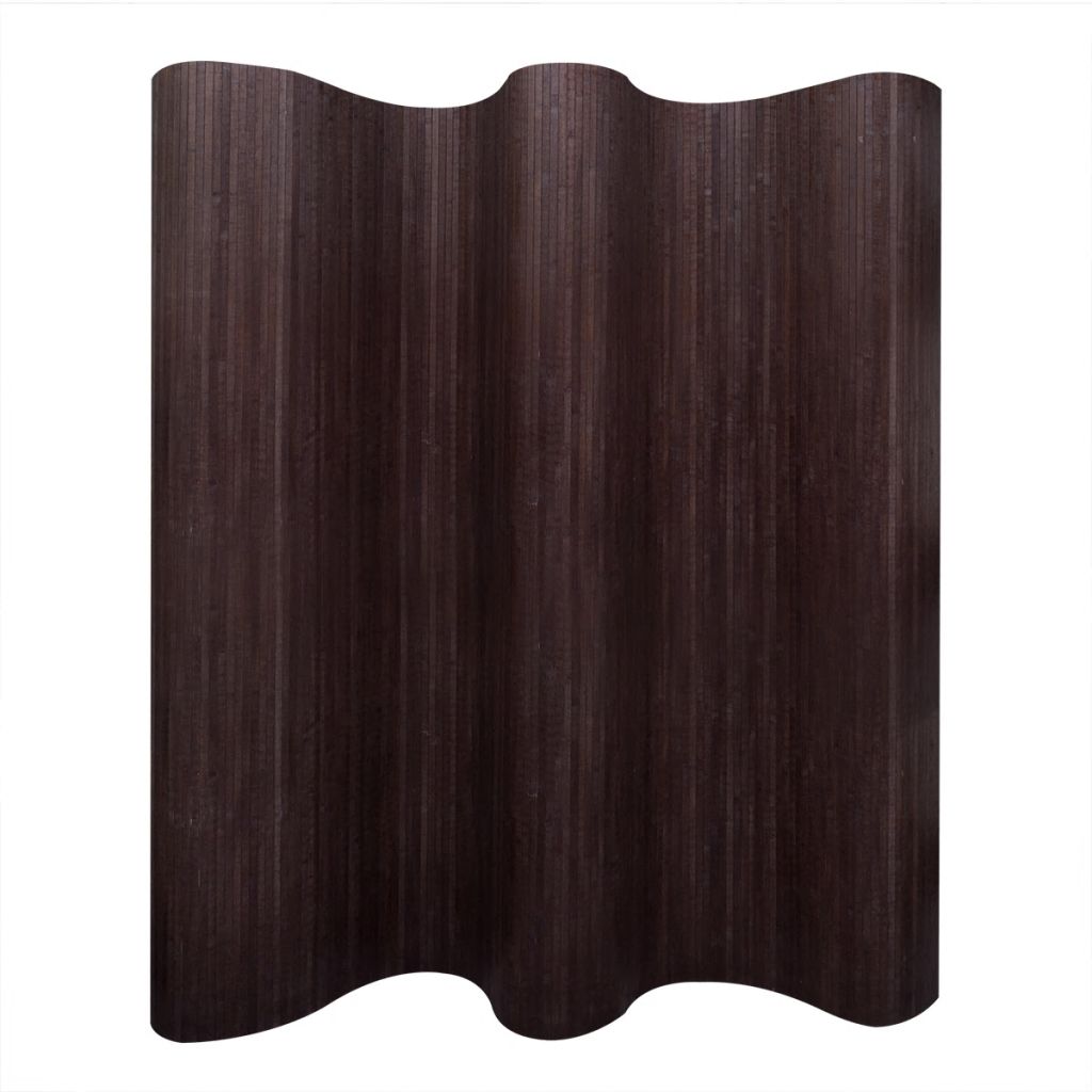 vidaXL Tilanjakaja bambu 250x165 cm tummanruskea