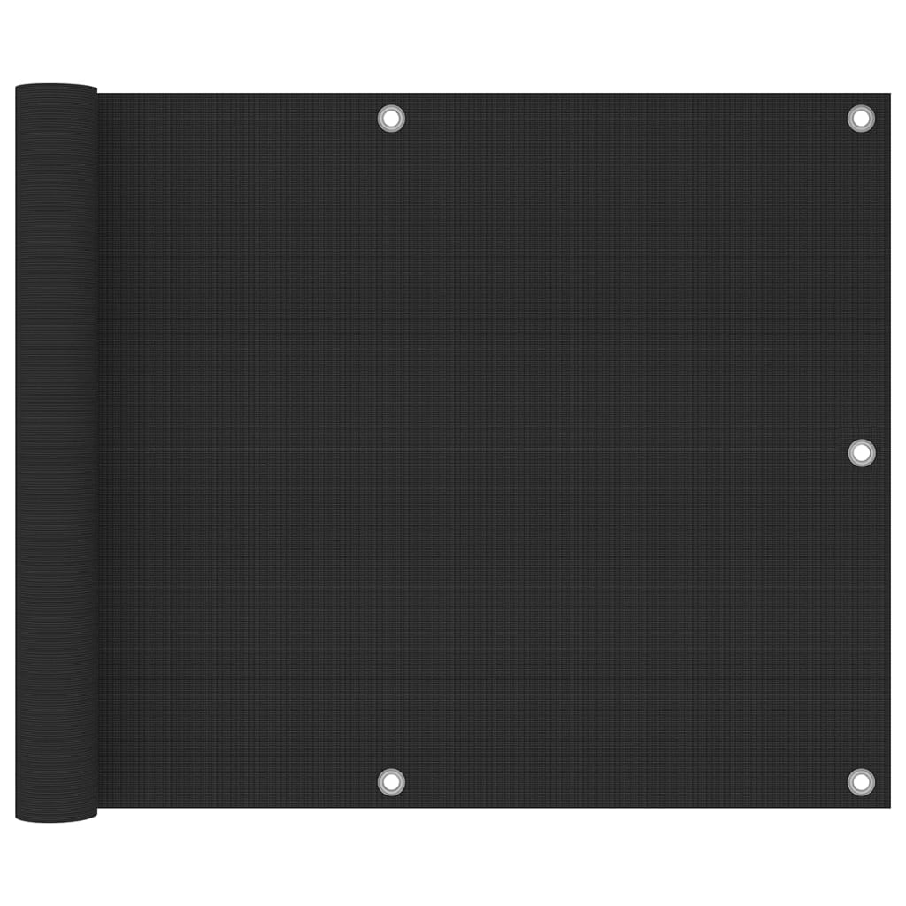 vidaXL Parvekkeen suoja antrasiitti 75x300 cm HDPE