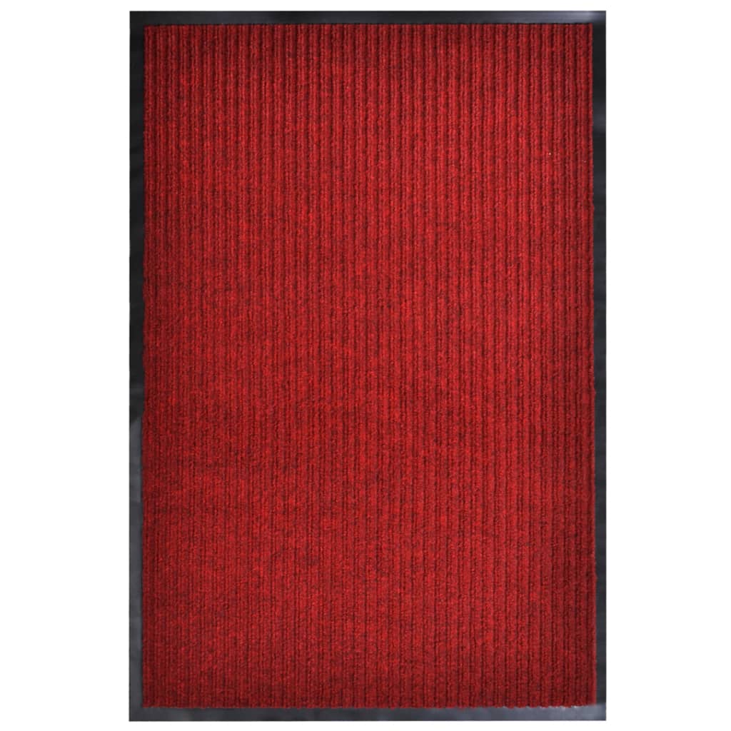 vidaXL Ovimatto punainen 120x220 cm PVC