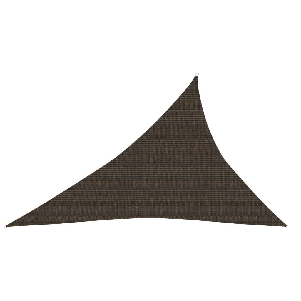 vidaXL Aurinkopurje 160 g/m² ruskea 3x4x5 m HDPE