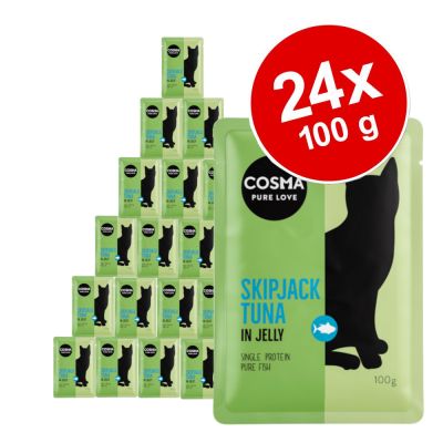 Cosma Original annospusseissa -säästöpakkaus 24 x 100 g - boniitti