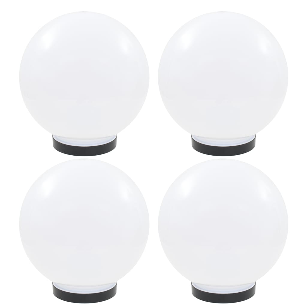 vidaXL LED-pallovalaisimet 4 kpl 25 cm akryyli