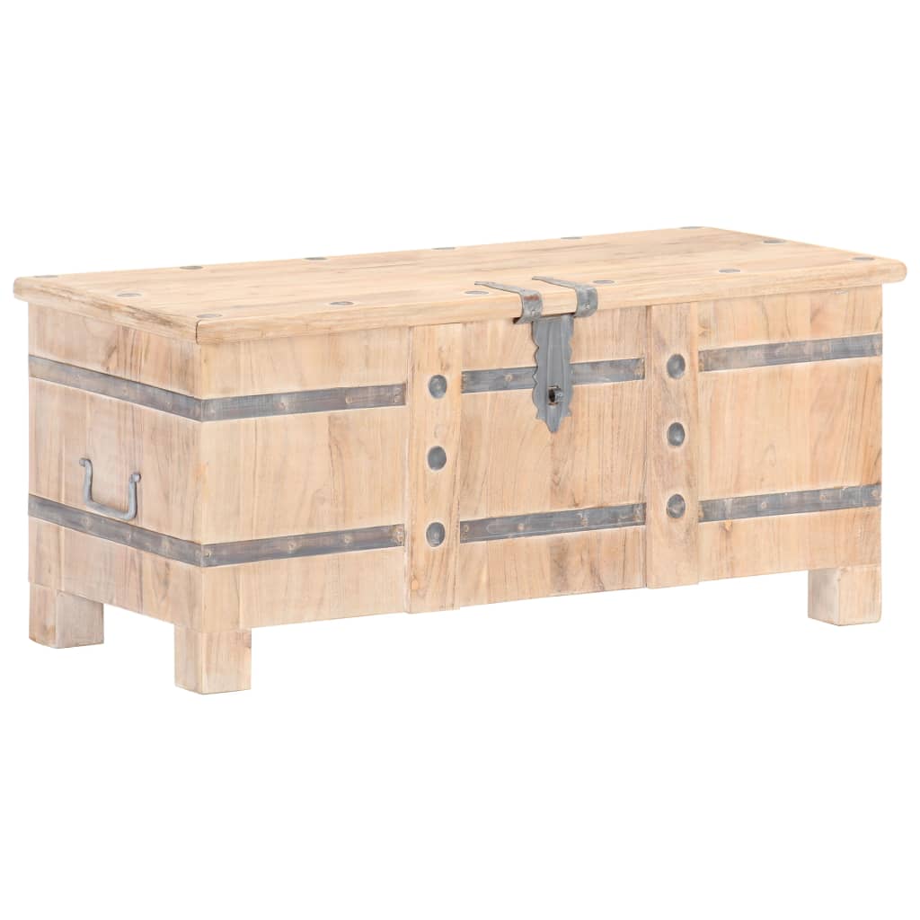 vidaXL Arkku 90x40x40 cm täysi akaasiapuu