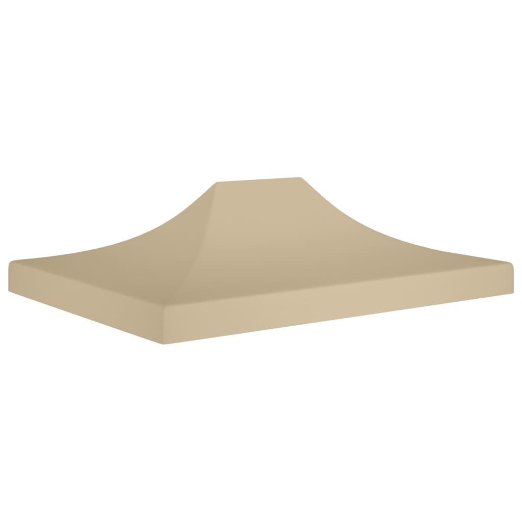 vidaXL Juhlateltan katto 4x3 m beige 270 g/m²