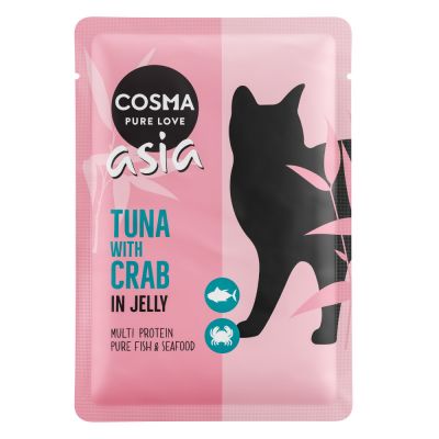 Cosma Asia Pouches 6 x 100 g - tonnikala & lohi