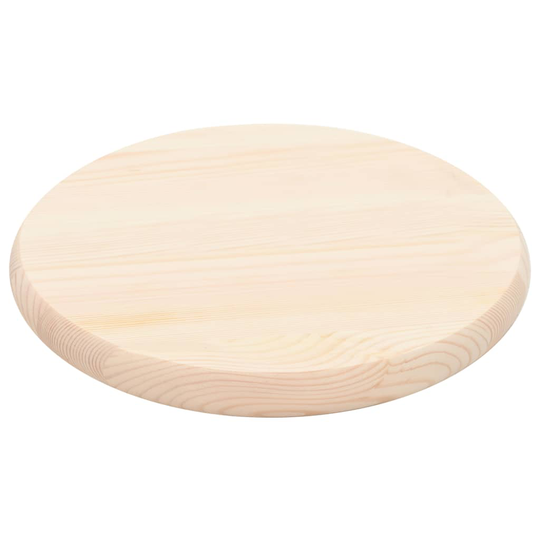 vidaXL Pöytälevy luonnollinen mänty pyöreä 25 mm 30 cm